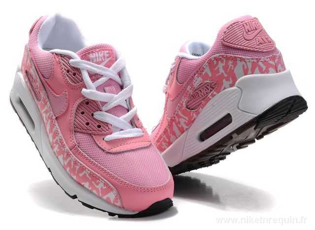 rose Nike Air Max 90 chaussures (1)